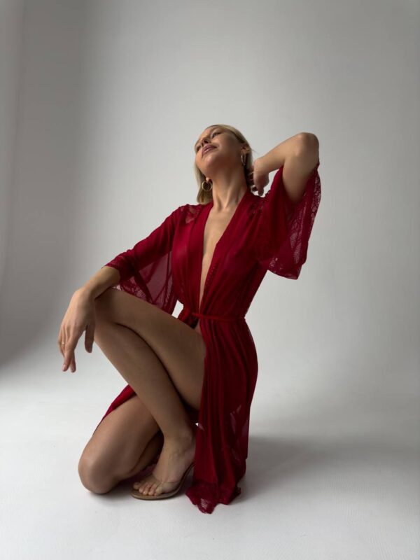 Халат “Ethereal Lace Robe” - Зображення 9