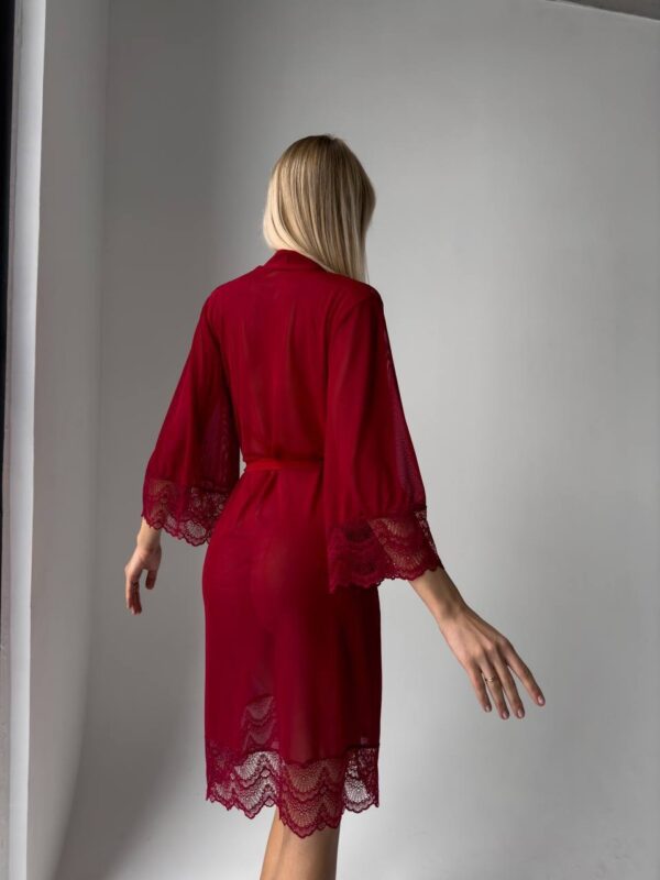 Халат “Ethereal Lace Robe” - Зображення 7