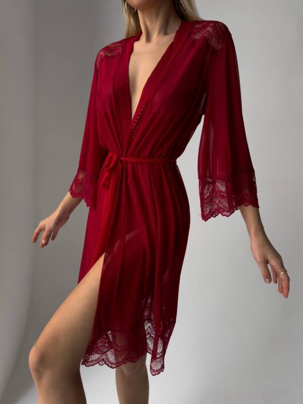 Халат “Ethereal Lace Robe” - Зображення 6