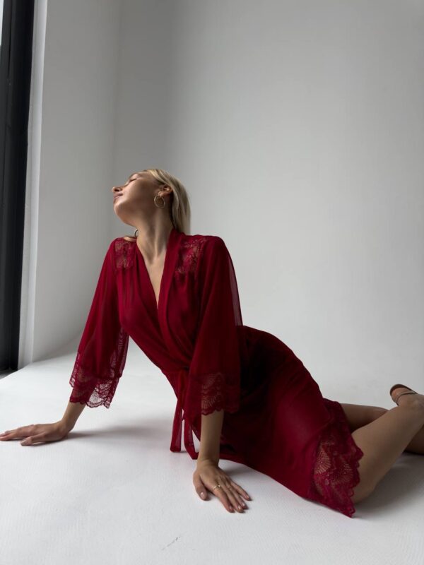 Халат “Ethereal Lace Robe” - Зображення 10