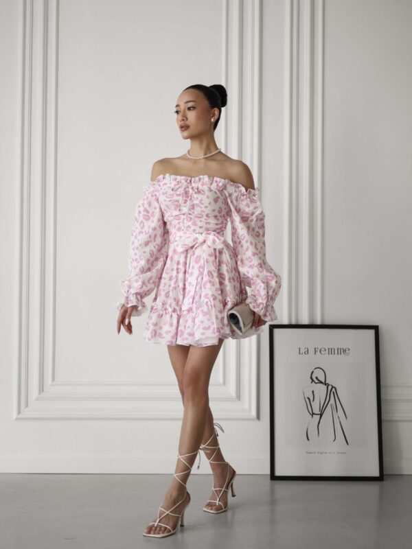 Сукня міні “Pink Wildberry” - Зображення 7