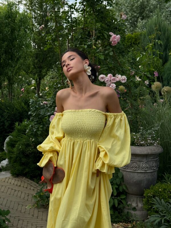 Сукня з пишними рукавами “Limoncello” - Зображення 4