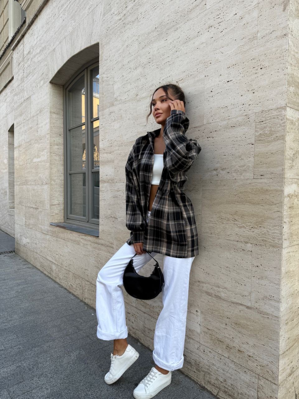 Сорочка у клітинку “Mila” - Зображення 4