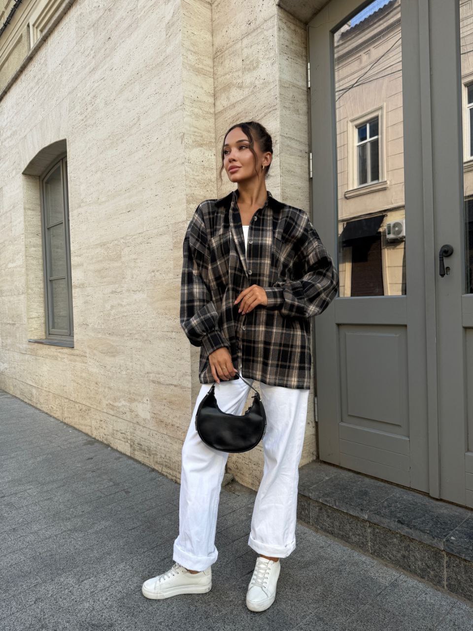 Сорочка у клітинку “Mila” - Зображення 8