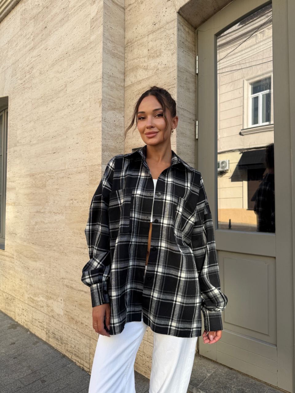 Сорочка у клітинку “Mila” - Зображення 5