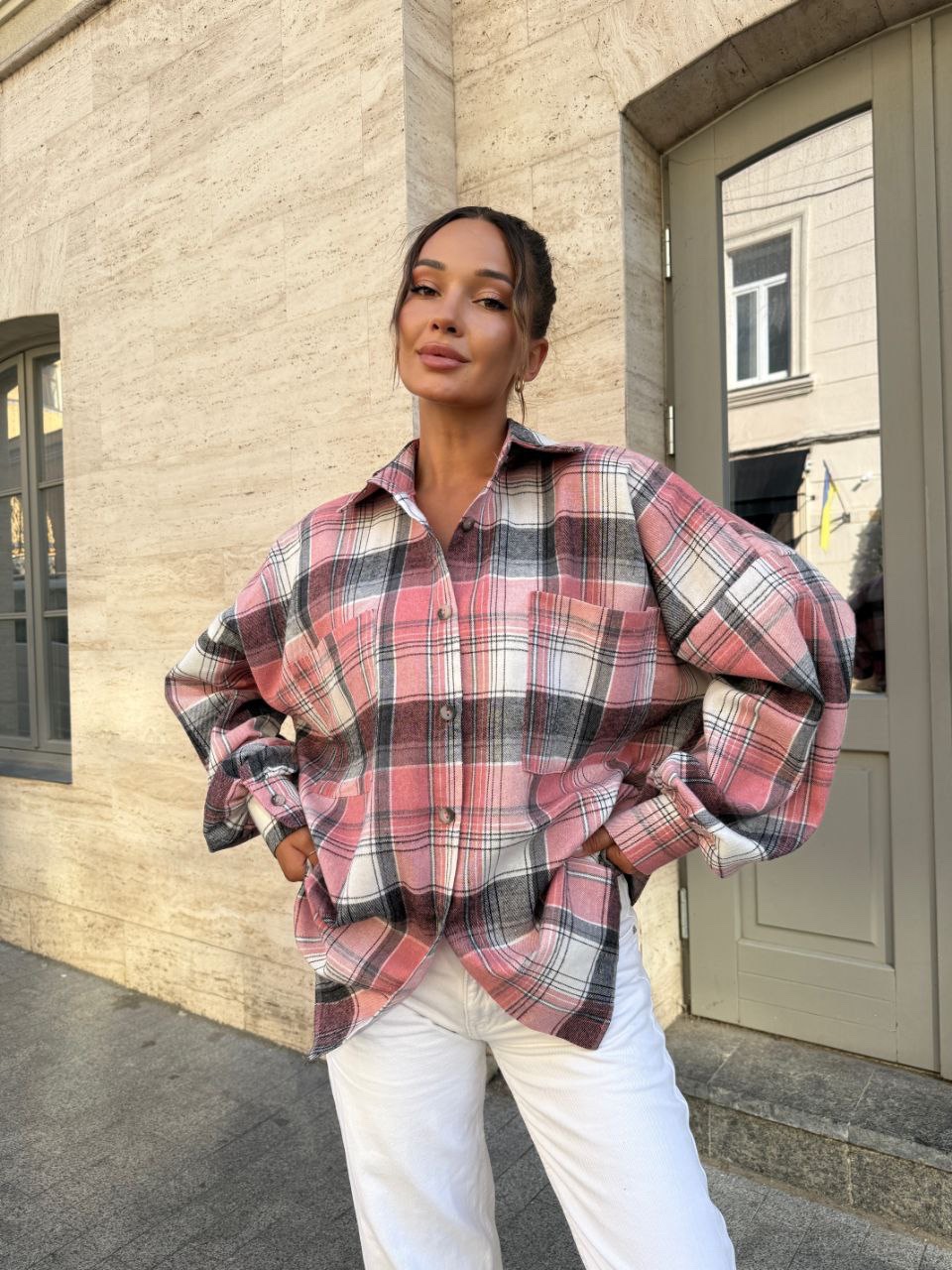 Сорочка у клітинку “Mila” - Зображення 9