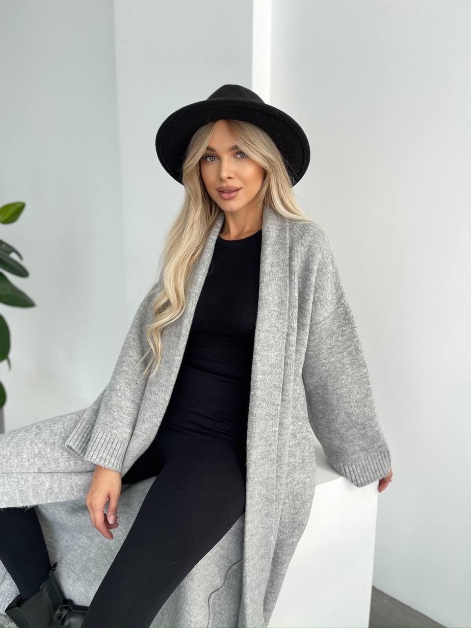 Кардиган “Sophie” з мʼякої пухнастої пряжі - Зображення 10