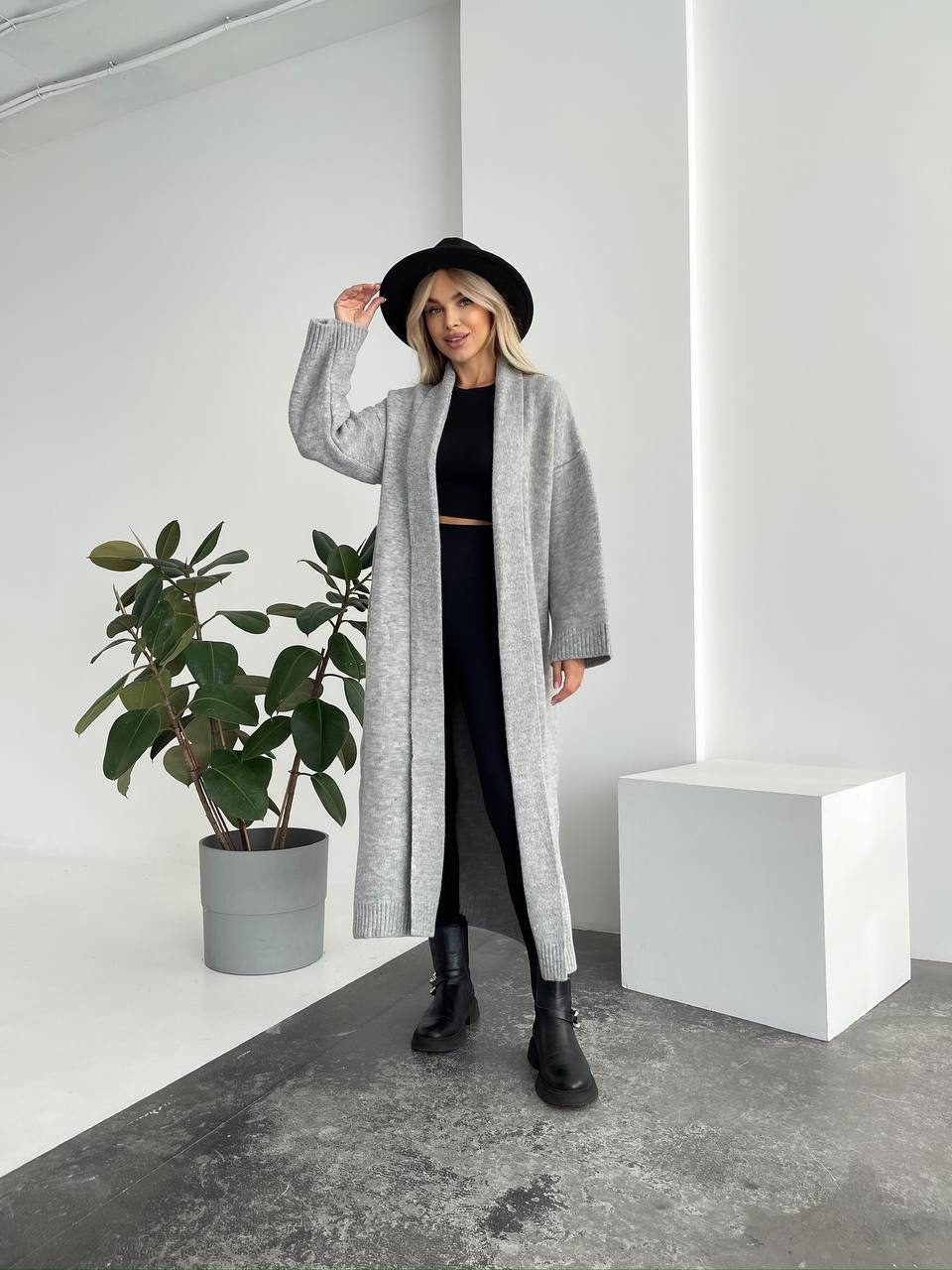 Кардиган “Sophie” з мʼякої пухнастої пряжі - Зображення 11