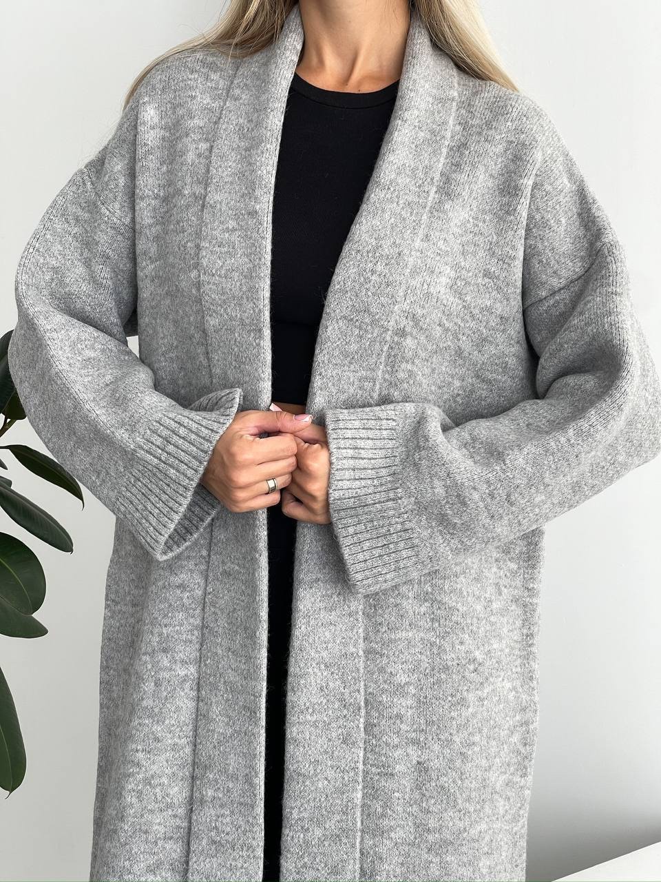 Кардиган “Sophie” з мʼякої пухнастої пряжі - Зображення 9