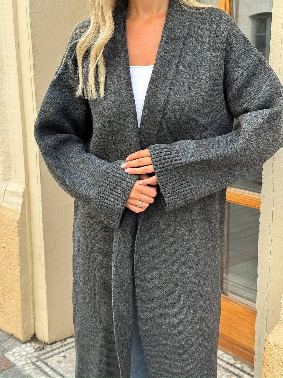 Кардиган “Sophie” з мʼякої пухнастої пряжі - Зображення 12