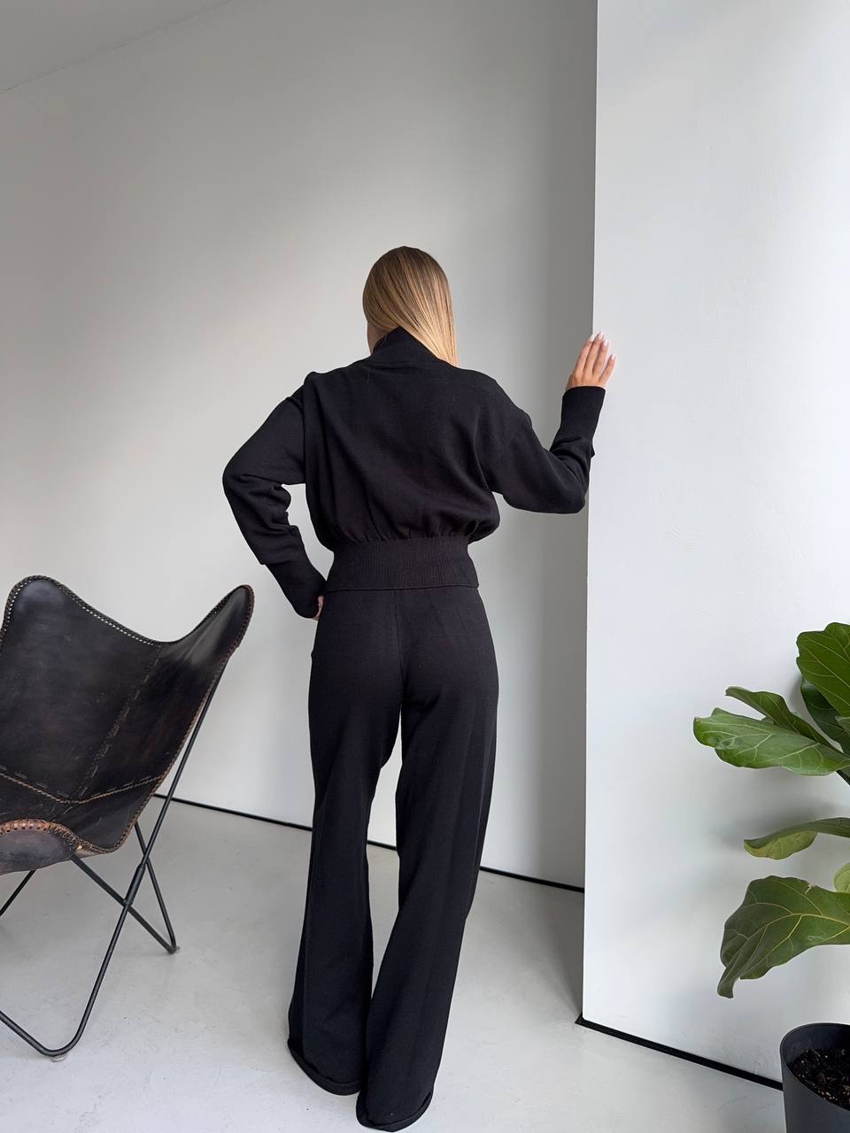 В’язаний костюм “Samantha” з широкими штанами - Зображення 15