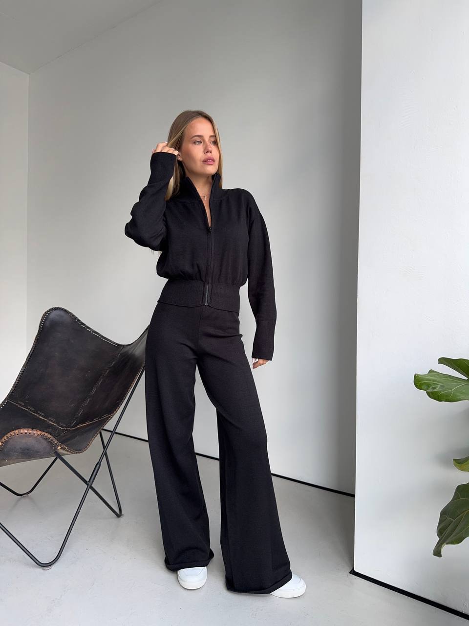 В’язаний костюм “Samantha” з широкими штанами - Зображення 14