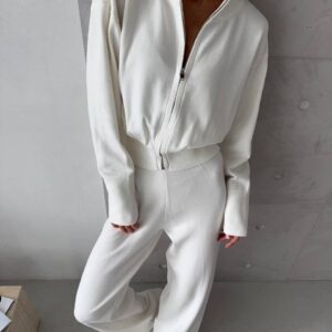 В’язаний костюм “Samantha” з широкими штанами