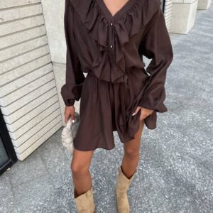 Сукня міні “Dakota” з воланами