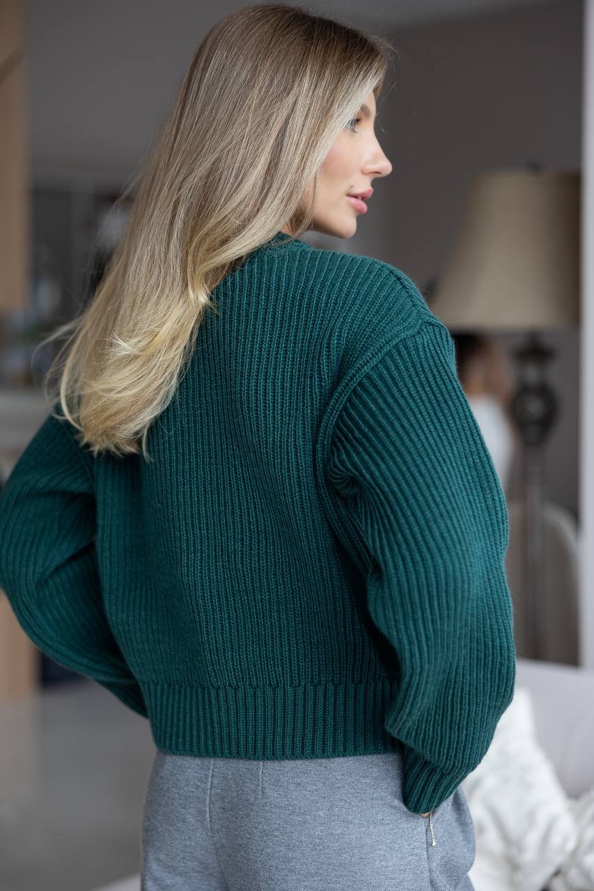 В’язаний бомбер “Morgan” на блискавці - Зображення 15