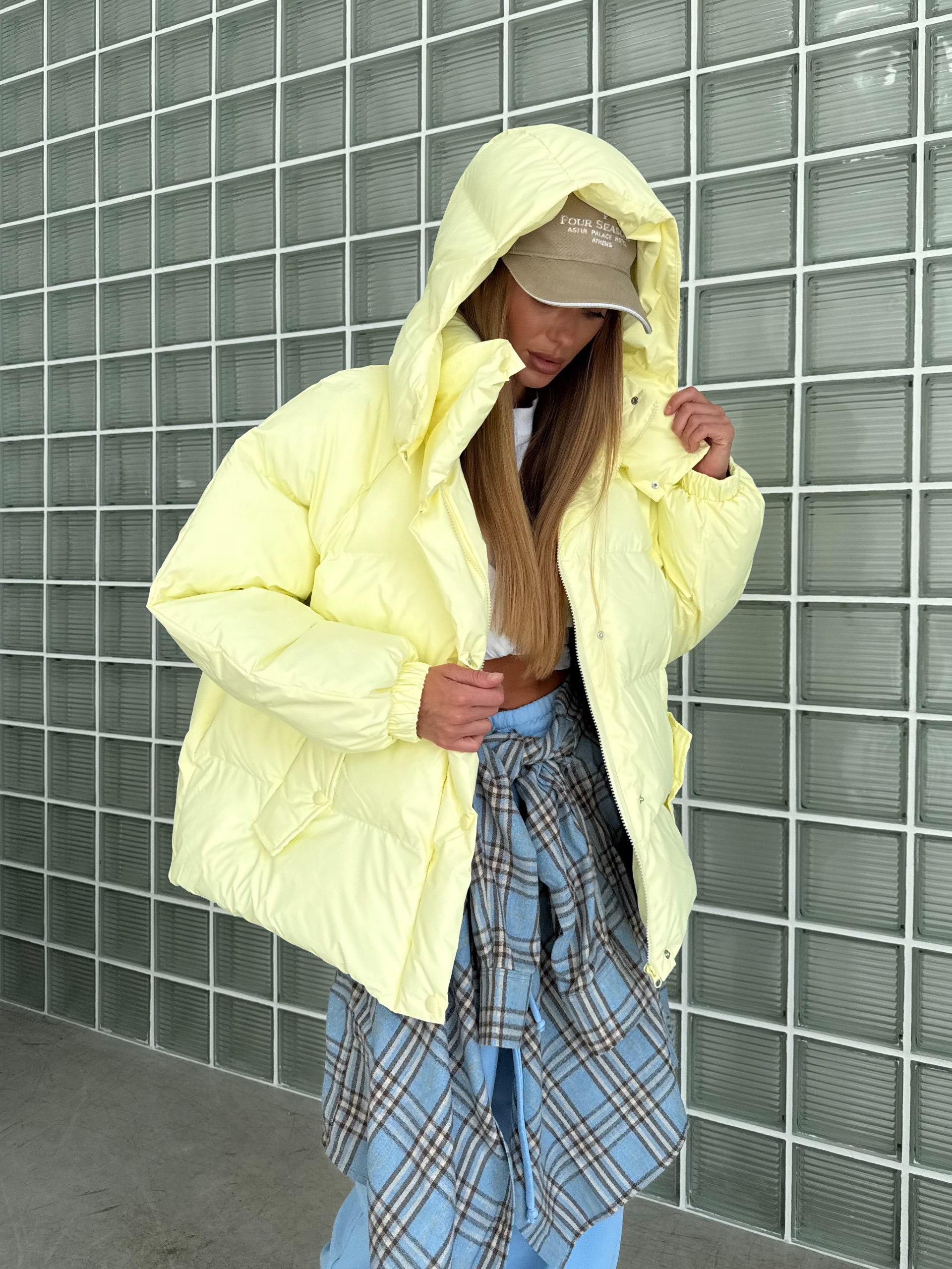 Обʼємний пуфер “Irish” з капюшоном - Зображення 2