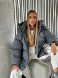 Обʼємний пуфер “Irish” з капюшоном - Зображення 5