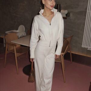 В’язаний костюм “Samantha” з широкими штанами