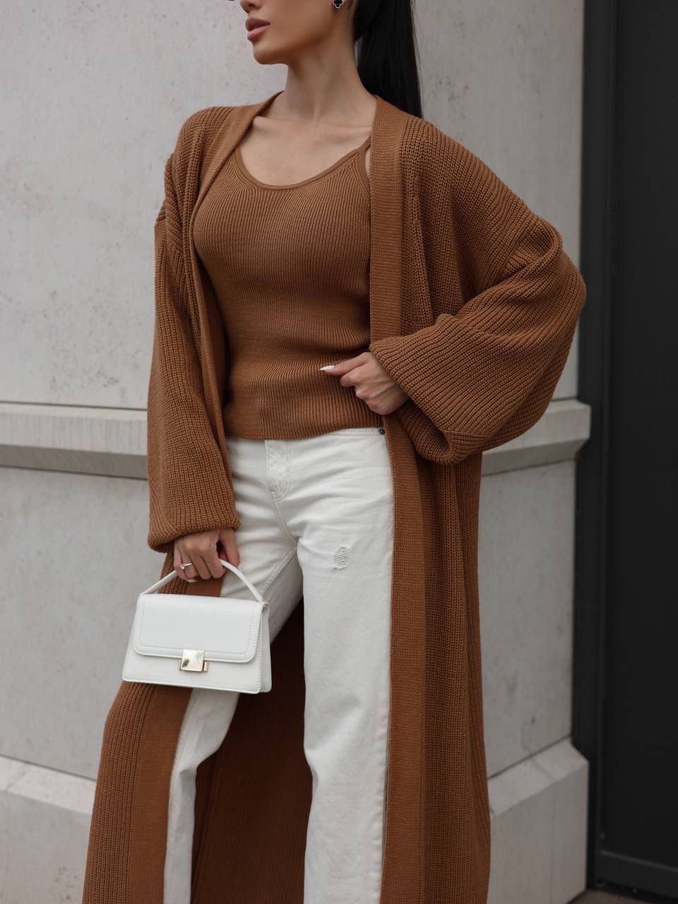 Трикотажний топ на бретелях “Topelle” - Зображення 5