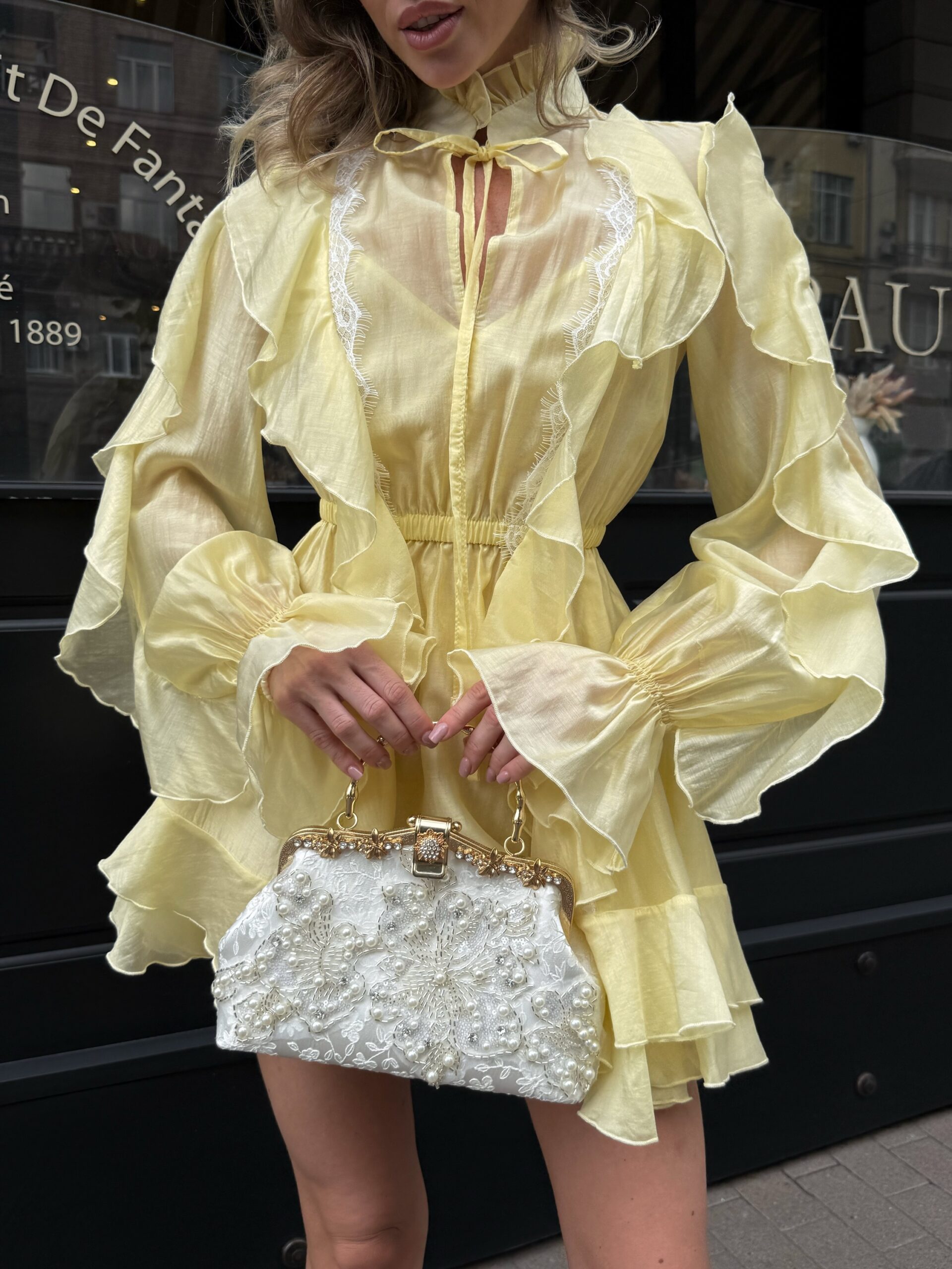 Сукня з каскадними воланами “Fleurine”