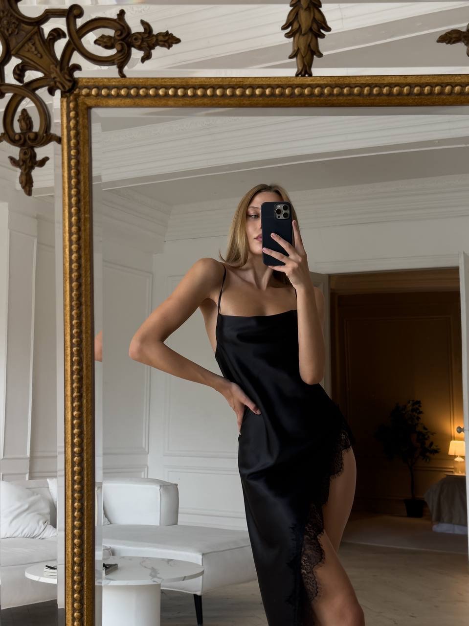 Сорочка “Jolie” з мереживними вставками - Зображення 7