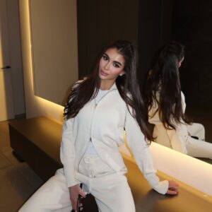 Трикотажний костюм “Cream” зі штанами палаццо