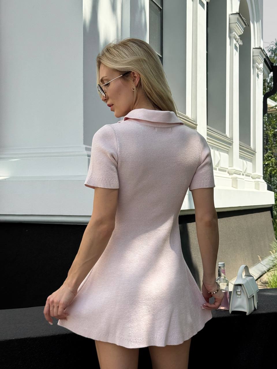 Сукня міні з комірцем поло “Marcella” - Зображення 12