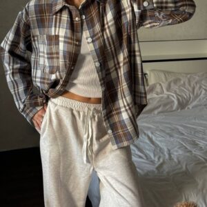 Сорочка у клітинку “Rowena”