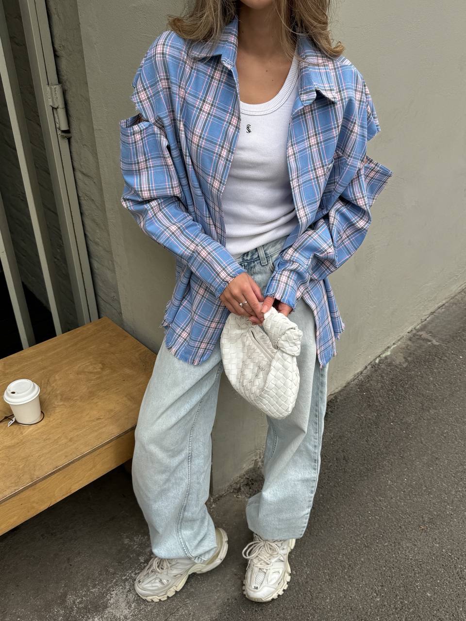 Сорочка з фланелі “Skyline“ з необробленими краями - Зображення 6