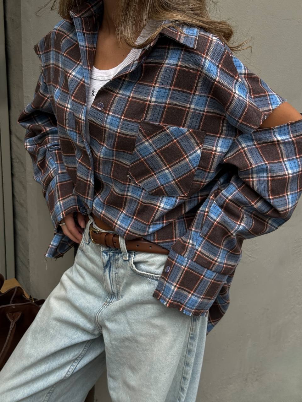 Сорочка “Rebel” з необробленими краями - Зображення 2