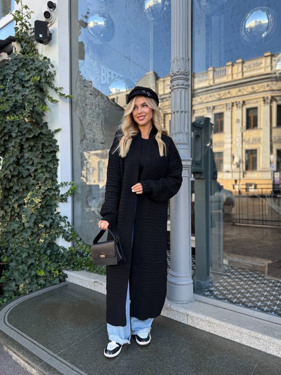 В’язаний кардиган “Cardi Cloud” з об’ємними рукавами - Зображення 14