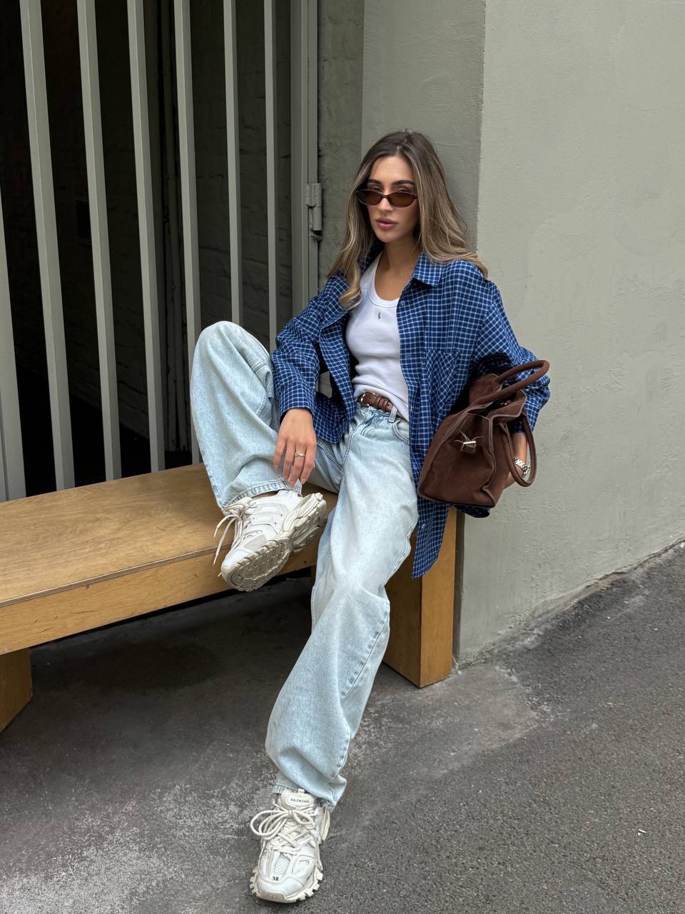 Сорочка в клітинку oversize “Elly” - Зображення 2