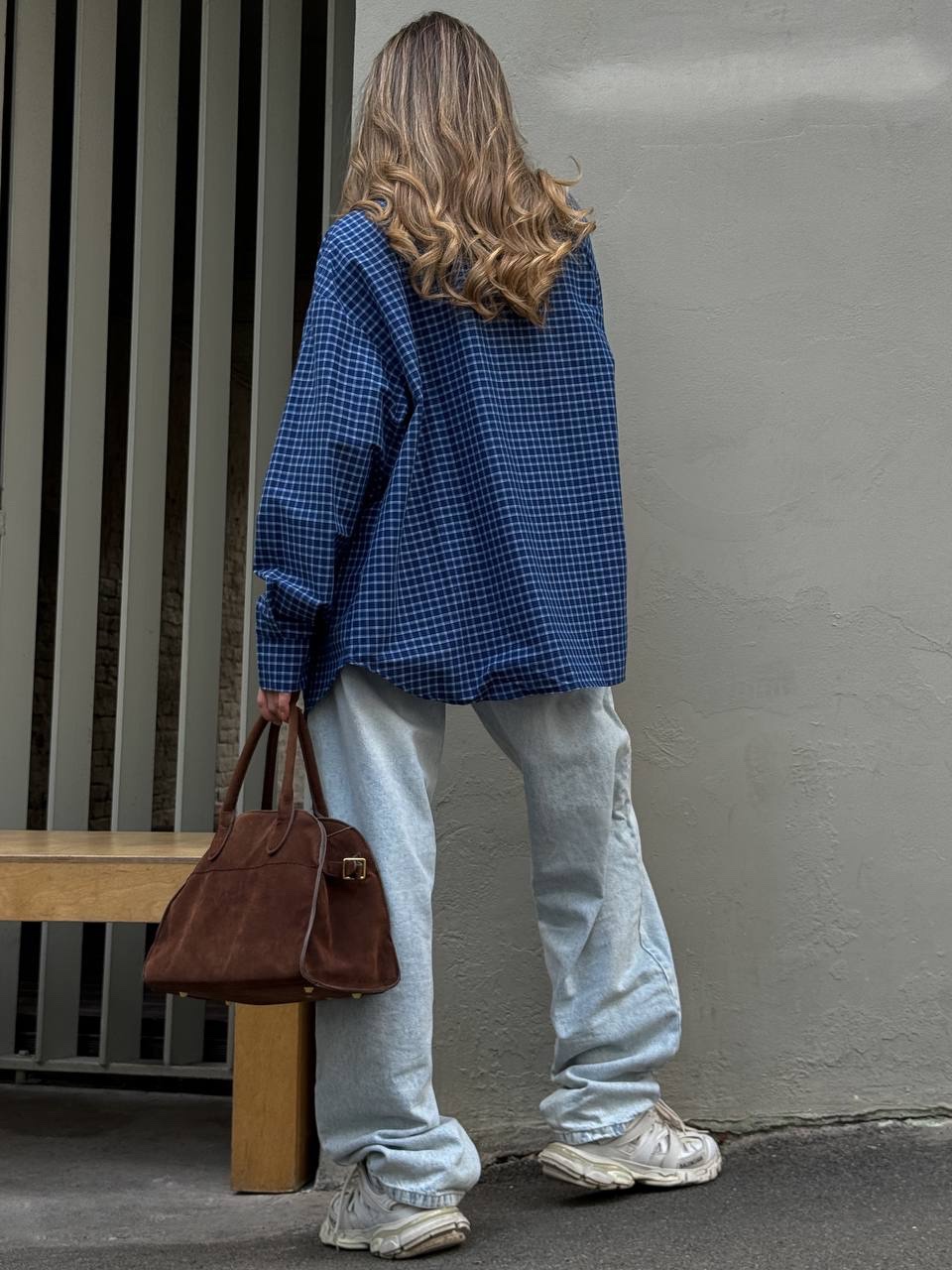 Сорочка в клітинку oversize “Elly” - Зображення 3