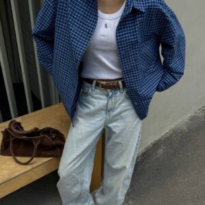 Сорочка в клітинку oversize “Elly”