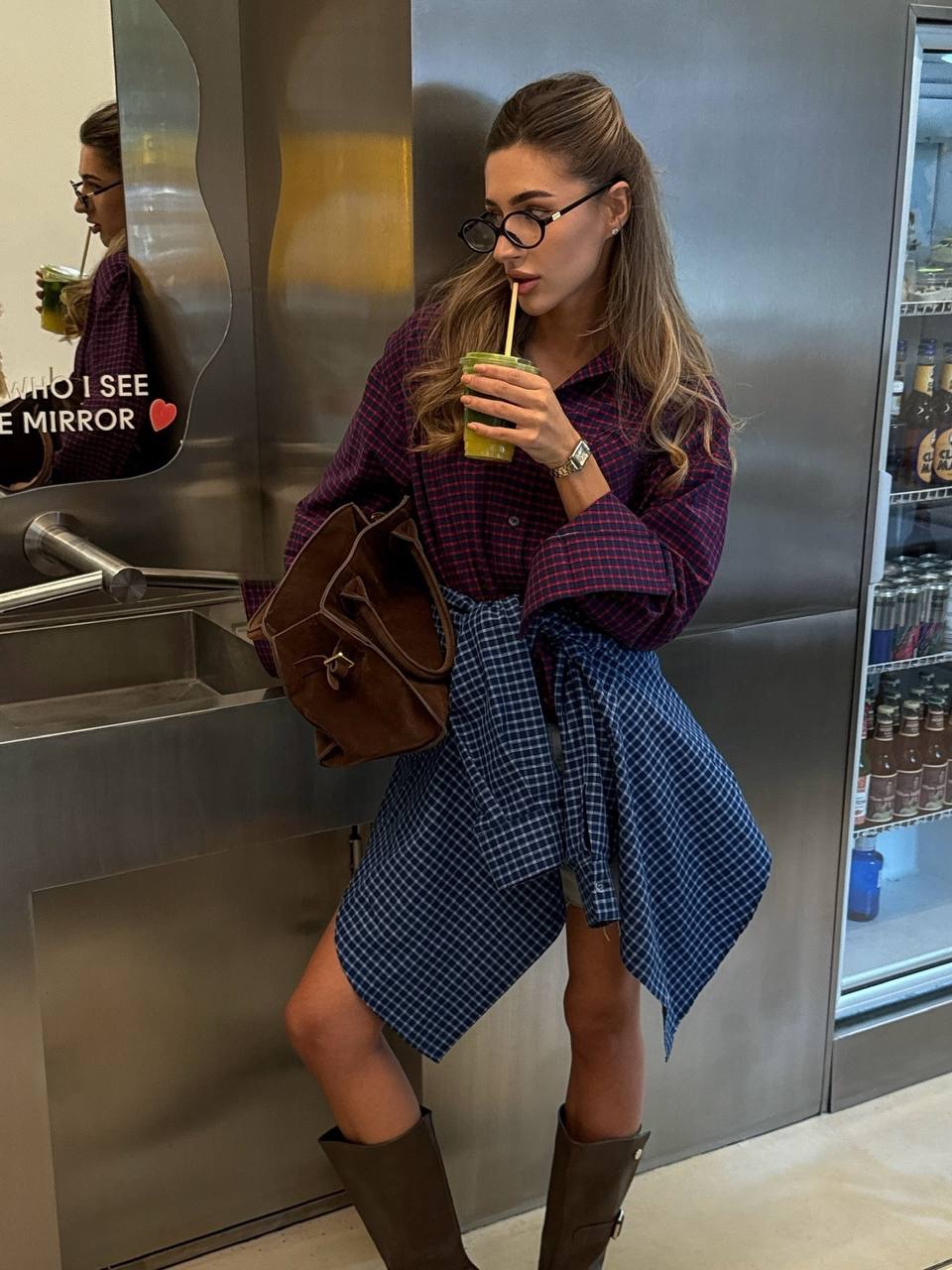 Сорочка в клітинку oversize “Elly” - Зображення 6