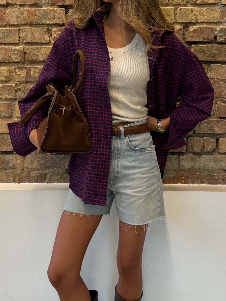 Сорочка в клітинку oversize “Elly” - Зображення 4