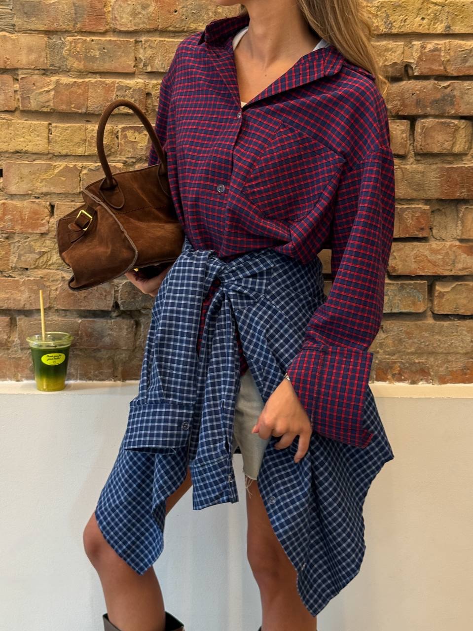 Сорочка в клітинку oversize “Elly” - Зображення 5