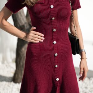 В’язана сукня “Amara” з ґудзиками