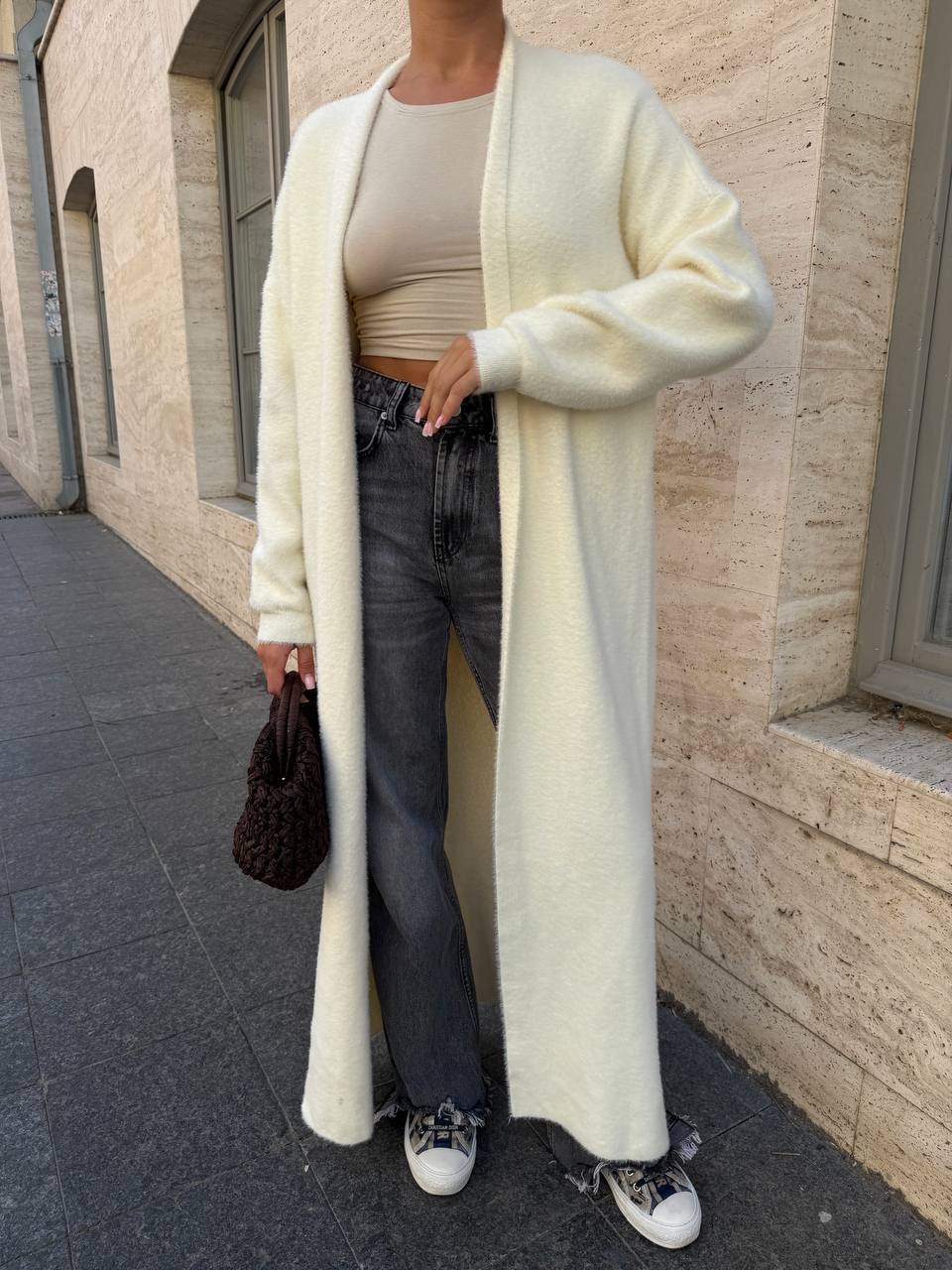 Пухнастий кардиган “Fluffy” вільного крою - Зображення 3