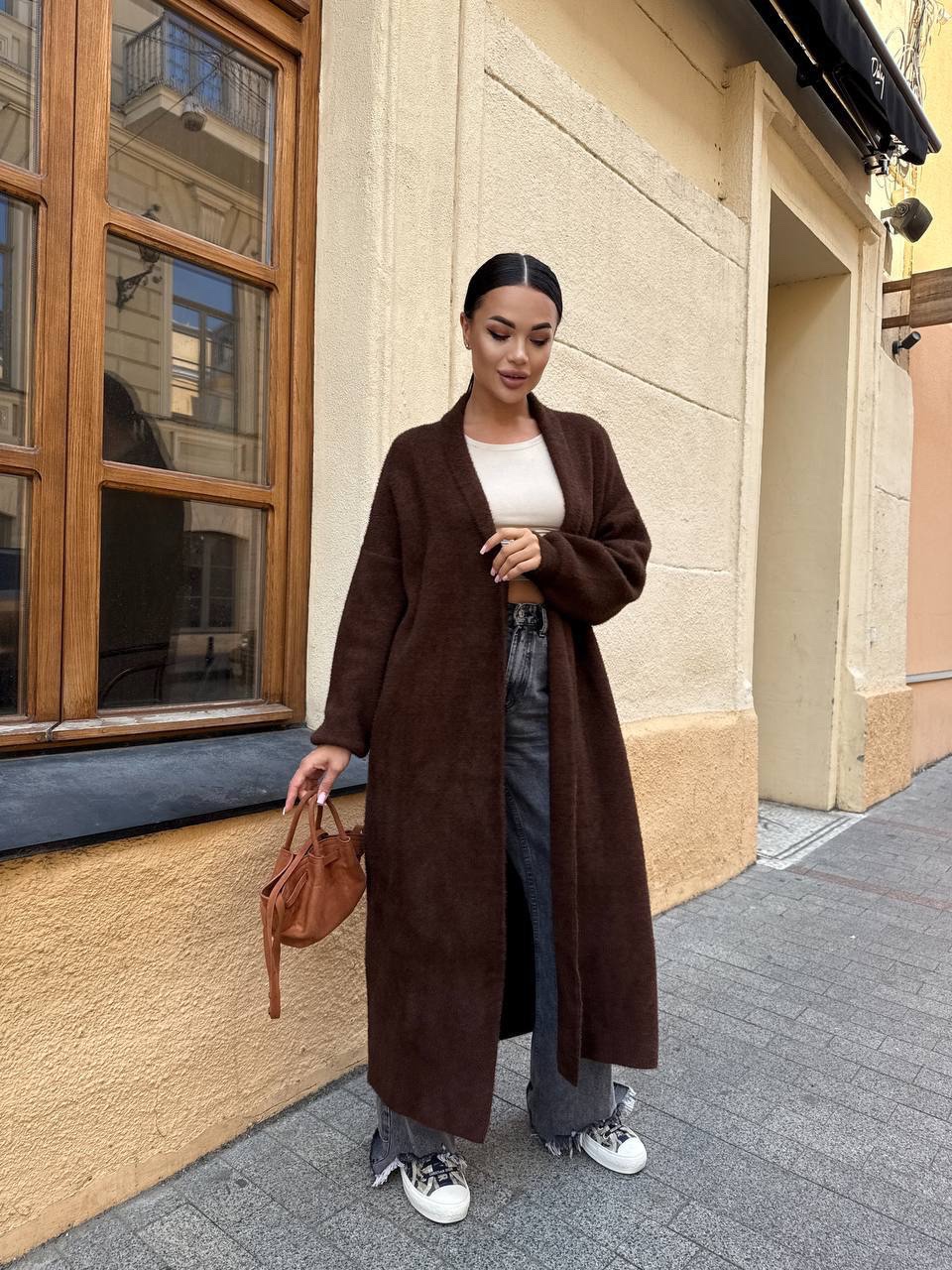 Пухнастий кардиган “Fluffy” вільного крою - Зображення 9