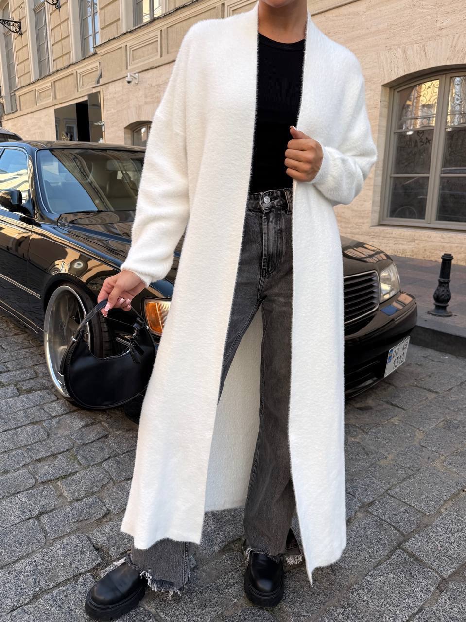 Пухнастий кардиган “Fluffy” вільного крою - Зображення 10