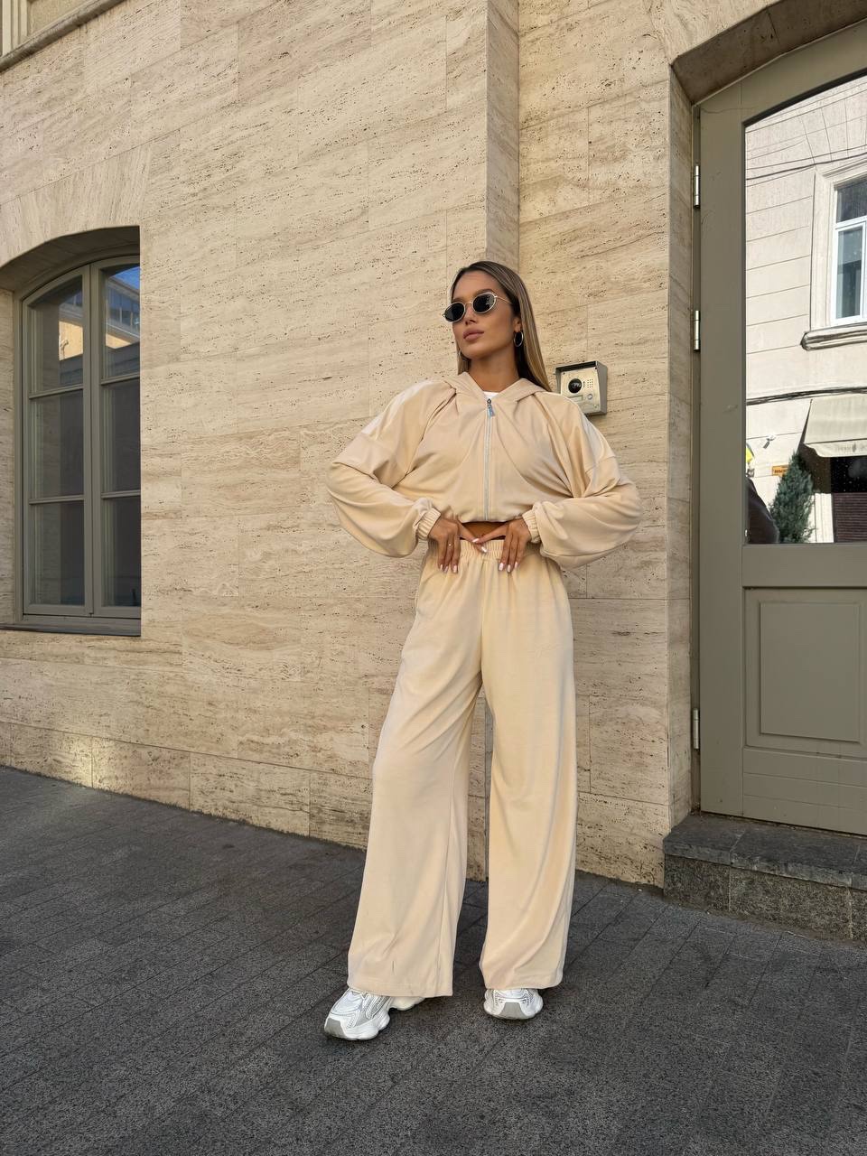 Велюровий костюм “Virginia” з капюшоном - Зображення 5