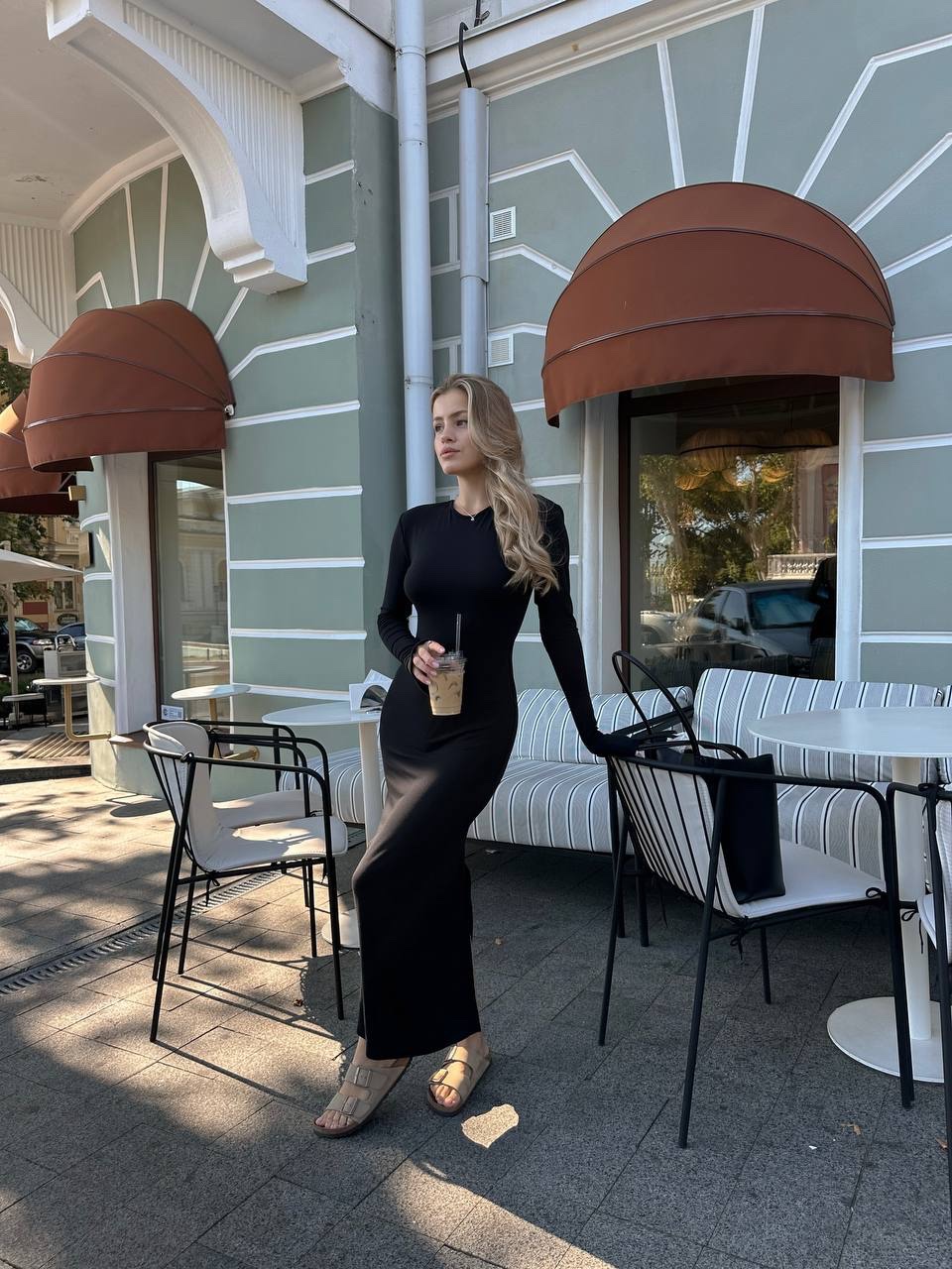 Сукня максі “Grace” з відкритою спинкою - Зображення 4