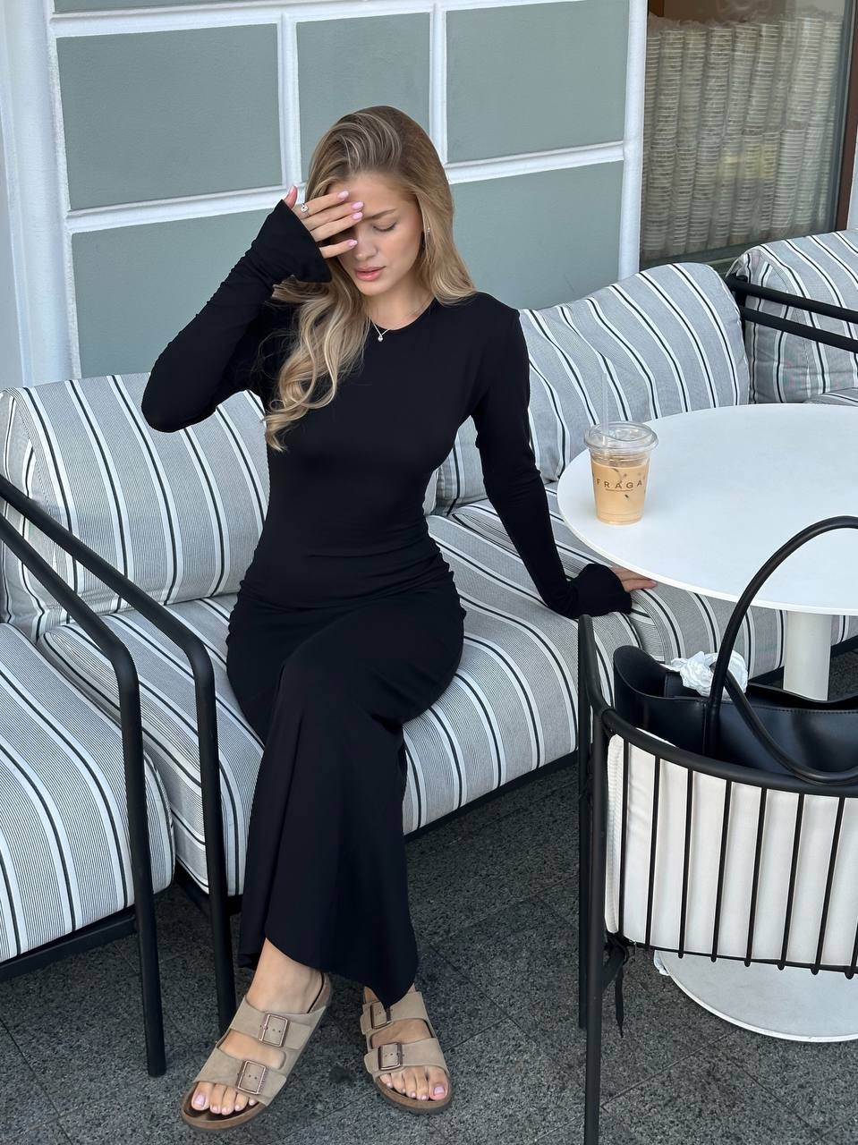 Сукня максі “Grace” з відкритою спинкою