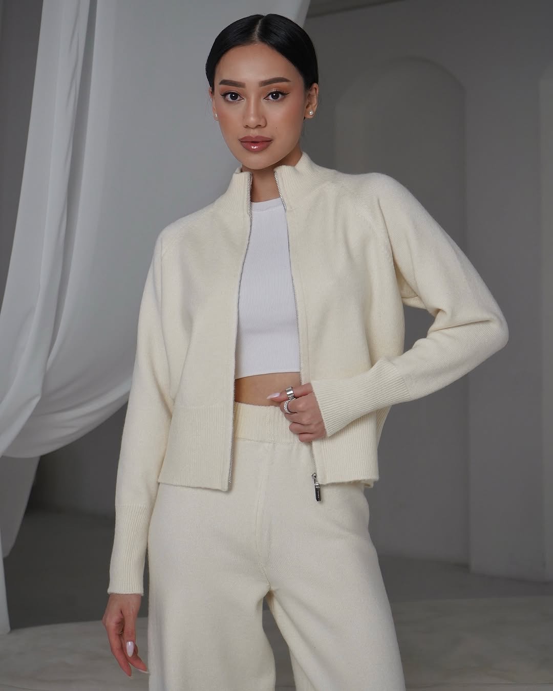 Кашеміровий костюм “Lousy” з широкими штанами - Зображення 3