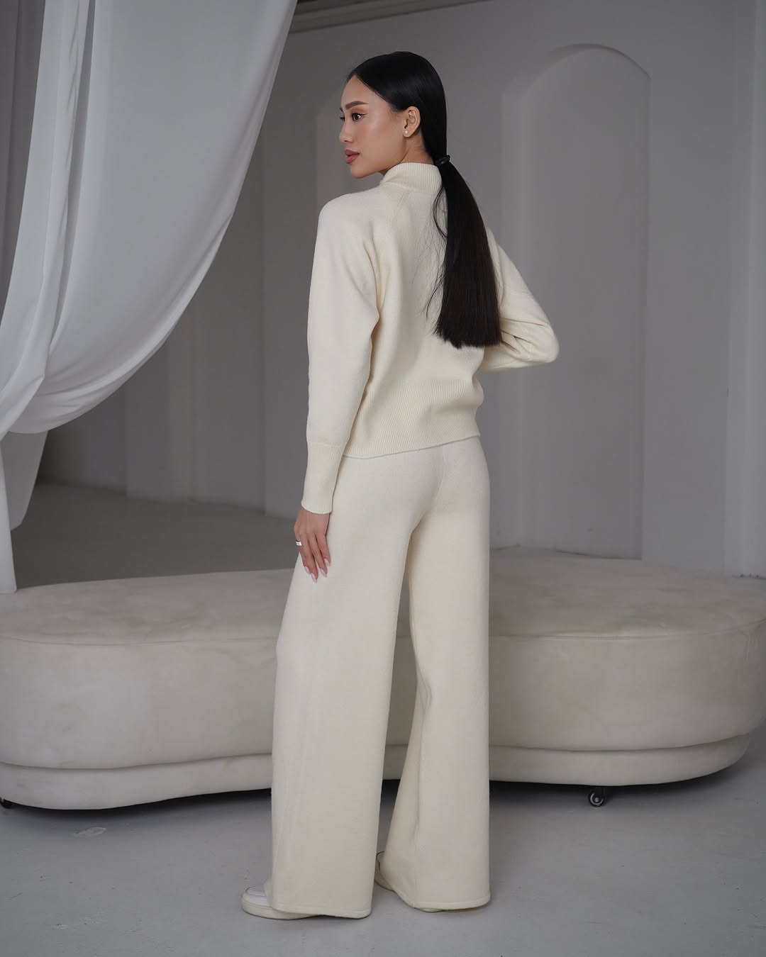 Кашеміровий костюм “Lousy” з широкими штанами - Зображення 4