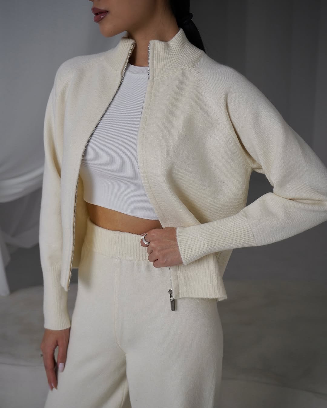 Кашеміровий костюм “Lousy” з широкими штанами - Зображення 2