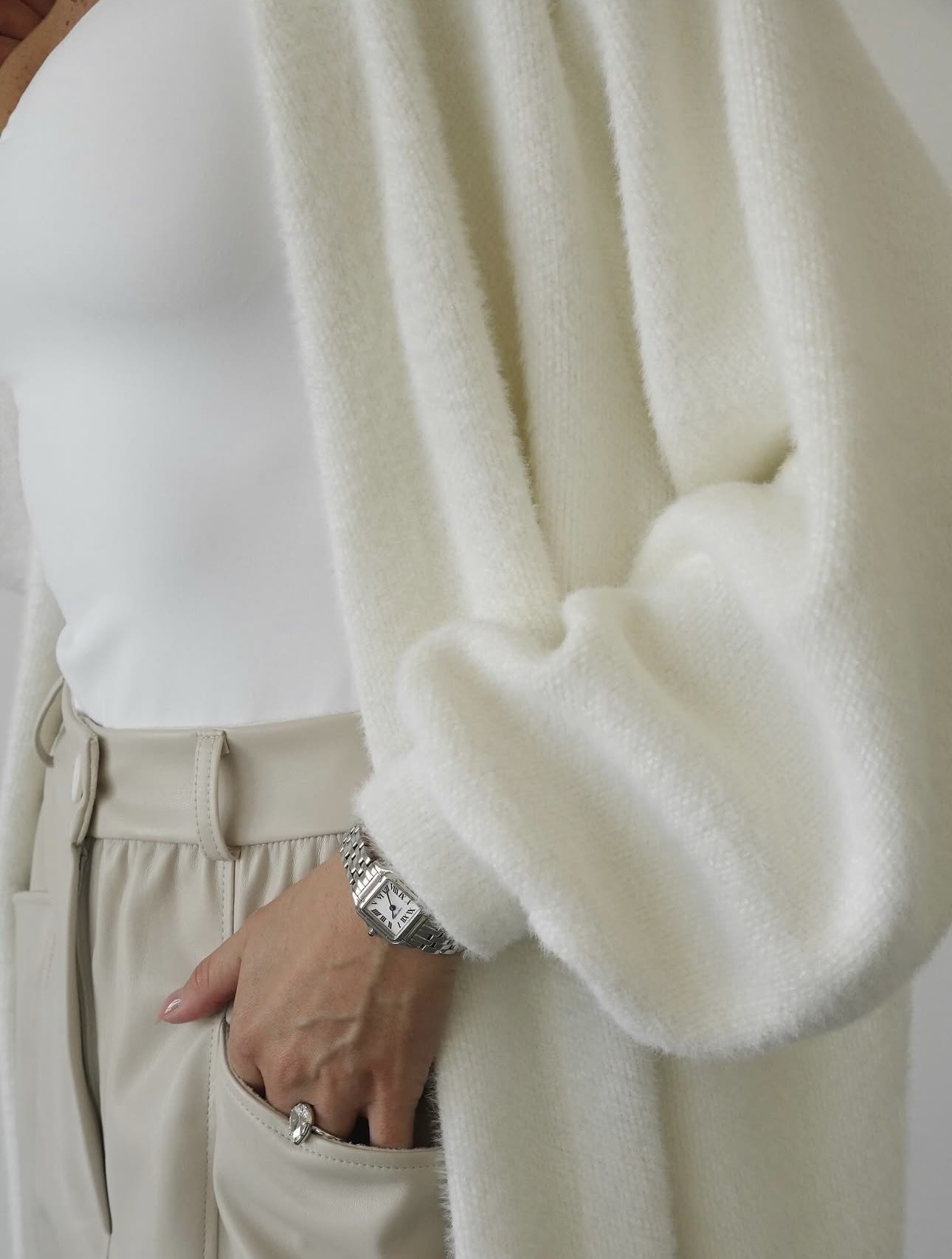 Укорочений кардиган “Aurora” з поясом - Зображення 4