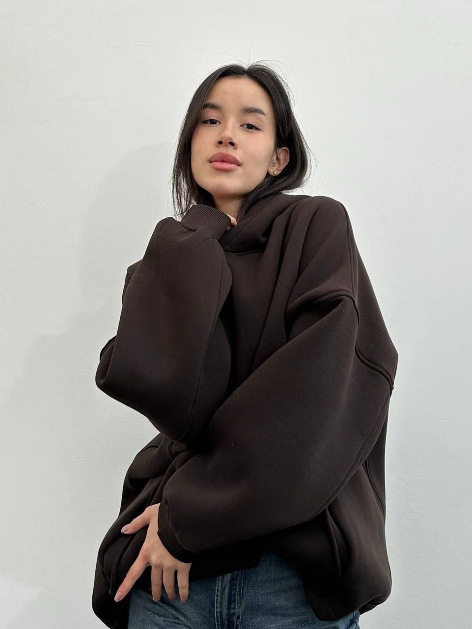 Худі оверсайз “Milly“ на флісі - Зображення 4