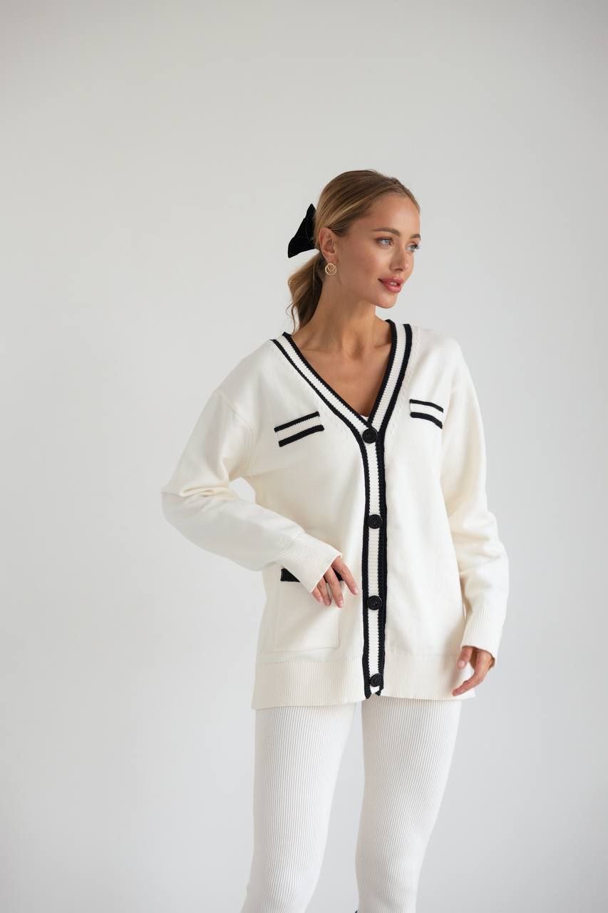 Кардиган “Charlotte” з акцентними кантами - Зображення 3